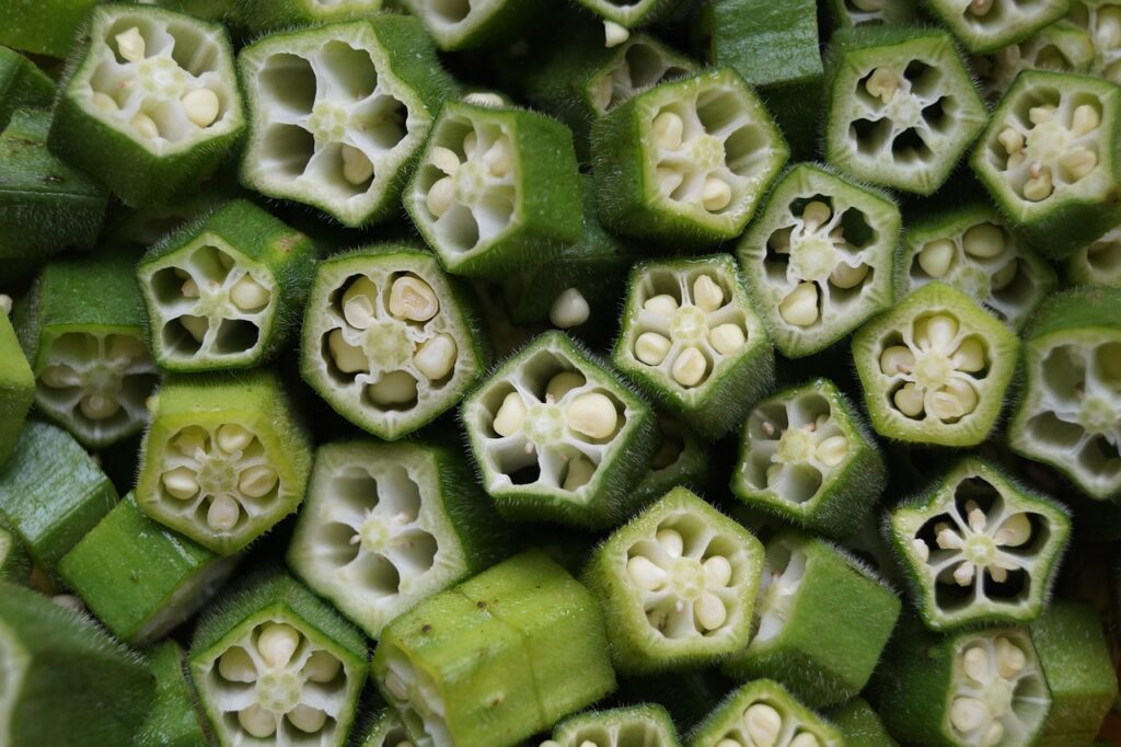 Okra and Zucchinis (Tori) Mix Recipe