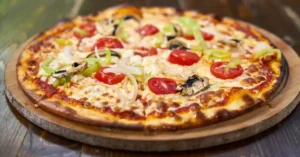 Chicken Crust Caesar Salad Pizza Recipe Chicken Crust Caesar Salad Pizza Recipe