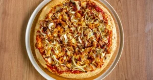 Chicken Crust Caesar Salad Pizza Recipe Chicken Crust Caesar Salad Pizza Recipe