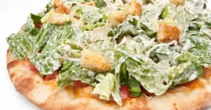Chicken Crust Caesar Salad Pizza Recipe Chicken Crust Caesar Salad Pizza Recipe