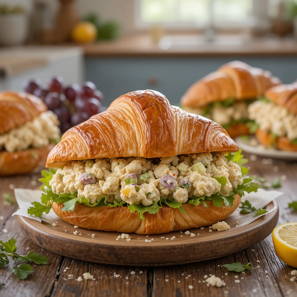 chicken salad croissant recipe