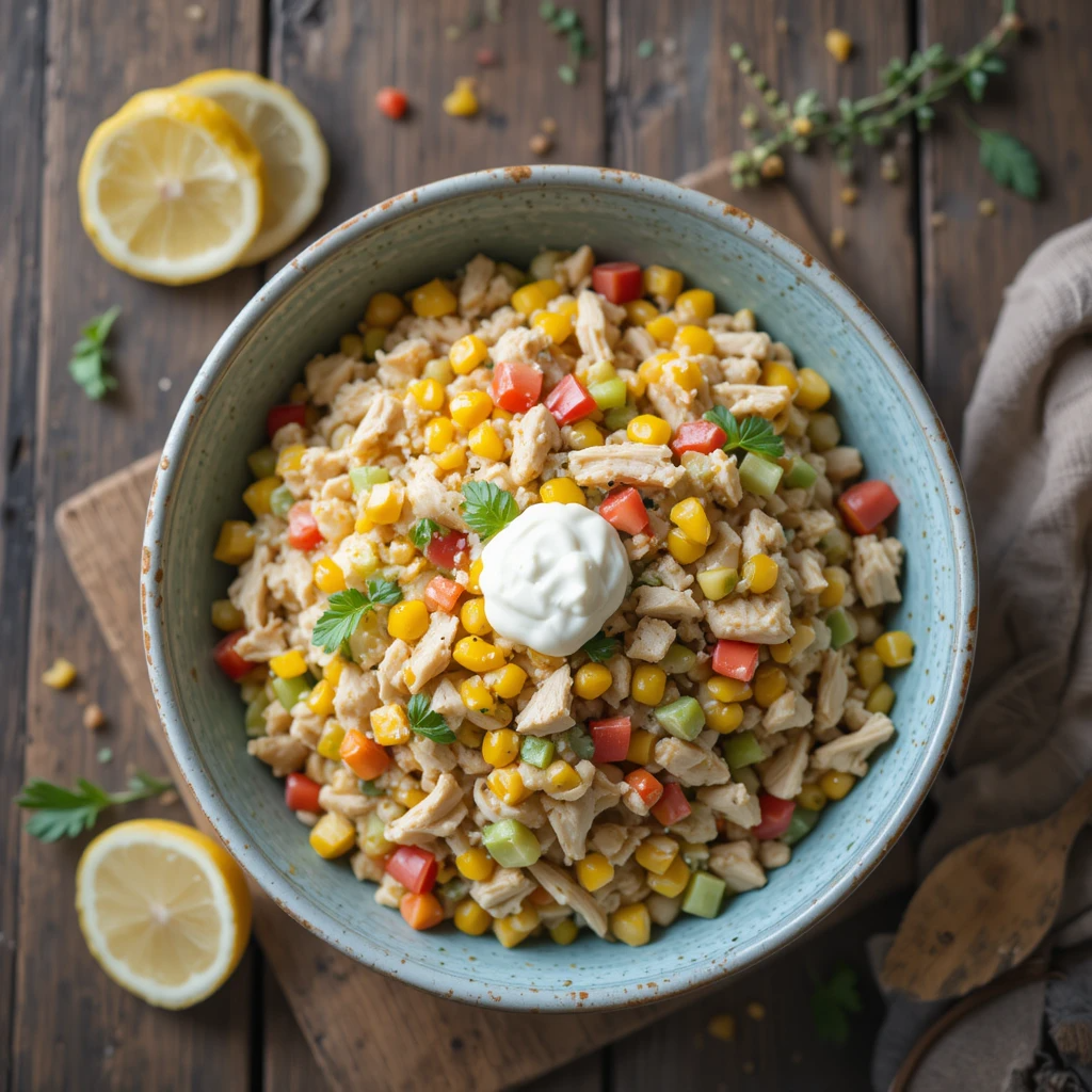 corn chicken salad recipe