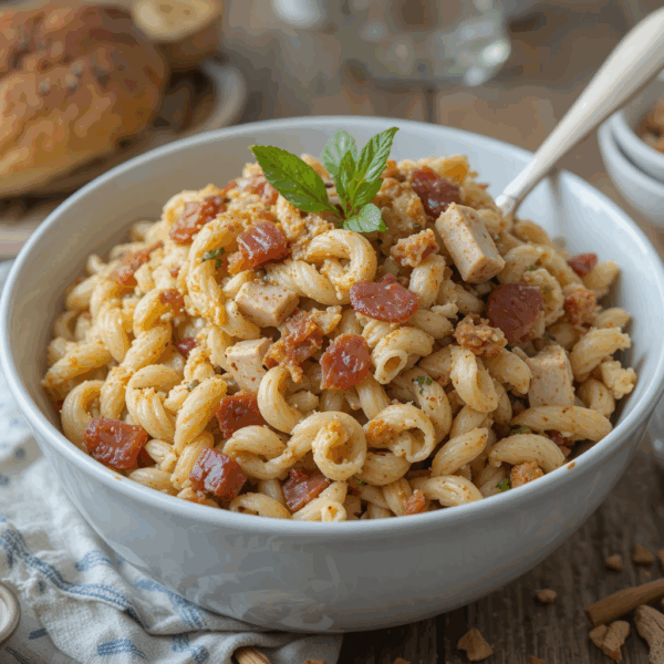 Chicken Bacon Ranch Pasta Salad Recipe